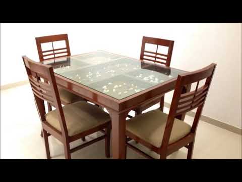Choose The Right 09 Dining Table For A Traditional Home 7 Dining Table Design Wooden Glass Top 01 3