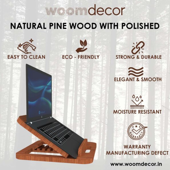 The Best Laptop Stands For College Students 7 Wooden Foldable Laptop Riser Stand 02 1