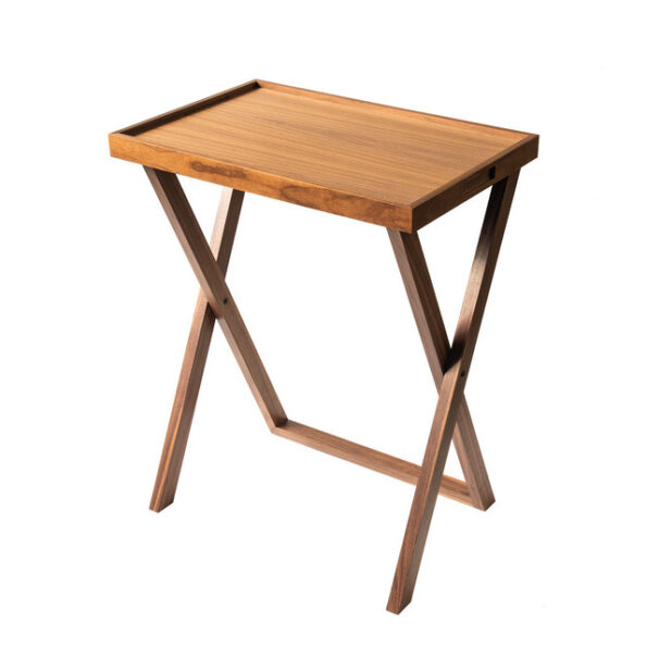 08 Compact Side Tables For Small Spaces 5 Wood Folding Tray Table 1
