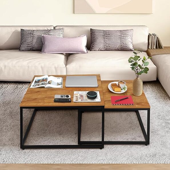10 Best Sofa Side Tables For Luxury Room 7 Wooden Nesting Tables 01