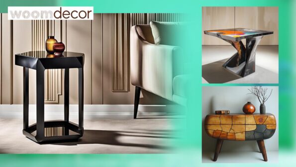 End Tables with Unique, Artistic Designs 8 Art Deco Inspired End Tables