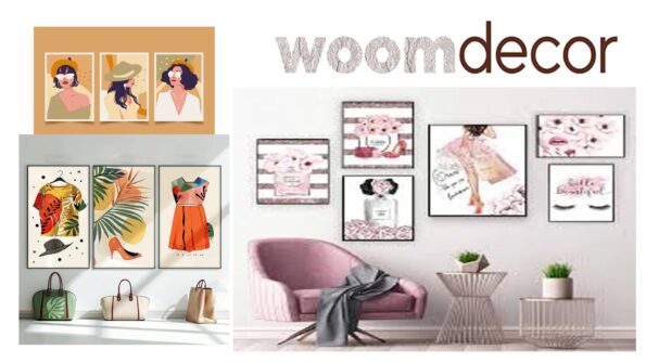 12 Wall Art For A Glamorous Home Decor Style 5 Framed Fashion Prints