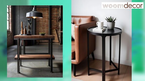 End Tables with Unique, Artistic Designs 9 Industrial Chic End Tables