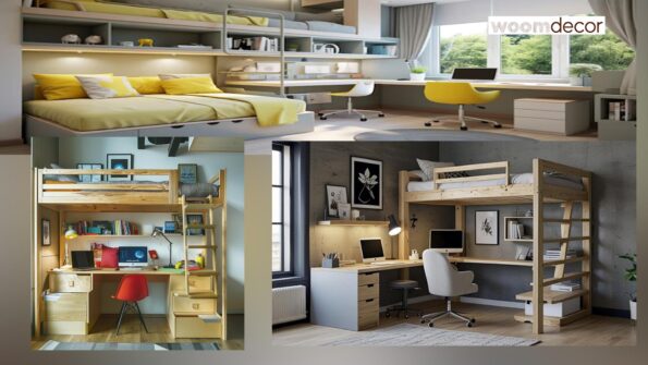 Best 10 Wooden Study Tables For Kids' Homework 8 Loft Bed with Wooden Study Tables