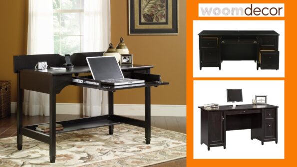 Best 10 Wooden Study Tables For Homework And Projects 10 Sauder Edge Water Writing Desk