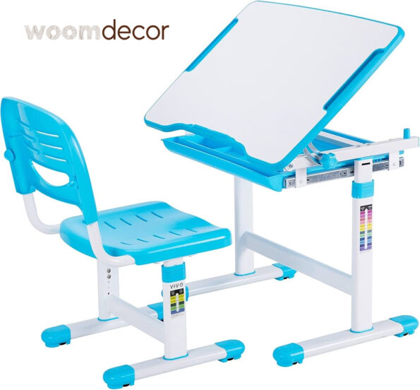 Best 14 Study Tables For Kids' Online Study 9 VIVO Height Adjustable Childrens Desk and Chair Set