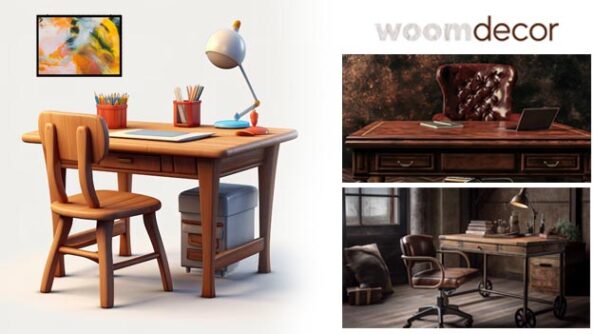 Best 10 Wooden Study Tables For Kids' Homework 11 Vintage Wooden Study Desk with Leather Chair