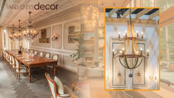 Select Birch Wood Lighting For High Ceilings 4 Chandeliers