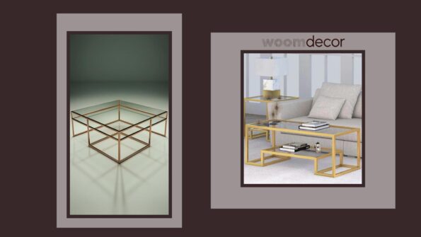 Top Square Coffee Tables For A Modern Touch 18 Glass Square Coffee Table with Brass Legs