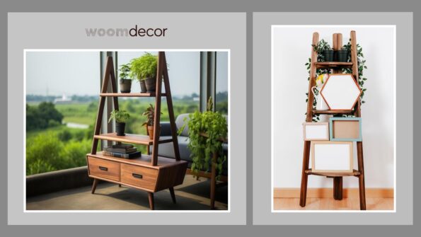 12 Perfect Side Tables For A Shabby Chic Aesthetic 9 Ladder Shelf Side Tables