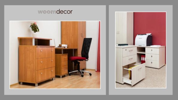 Multi-Functional Cupboards For Guest Rooms 5 Storage Cupboards with Pull Out Desks