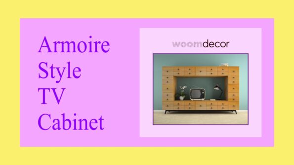 07 Antique Inspired TV Cabinet For Vintage Charm 7 Armoire Style TV Cabinet