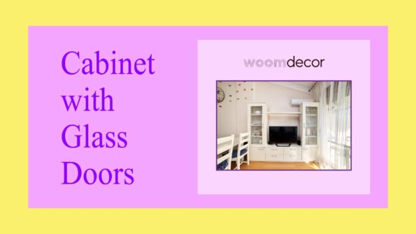 07 Antique Inspired TV Cabinet For Vintage Charm 5 Cabinet with Glass Doors