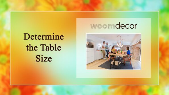 How To Pick The Perfect Dining Room Set 3 Determine the Table Size