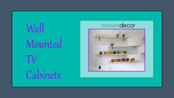 05 Wall-Mounted Cabinets For Compact Living Room 4 Floating Shelves