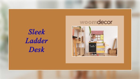 Scandinavian-Inspired Study Tables For Kids 15 Sleek Ladder Desk