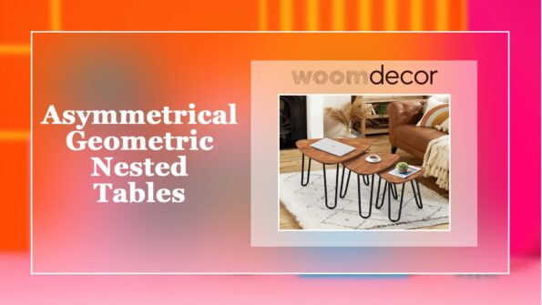 Geometric Design Nested Table For Living Room 6 ASYMME1