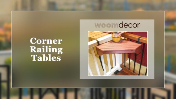 Balcony Railing Tables For Small Balconies 6 Corner Railing Tables