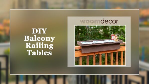 Balcony Railing Tables For Small Balconies 12 DIY Balcony Railing Tables