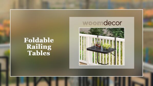 Balcony Railing Tables For Small Balconies 3 Foldable Railing Tables 1