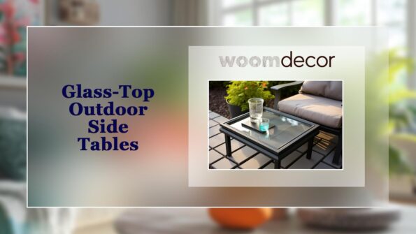 Outdoor Side Tables For Patios And Balconies 6 Glass Top Outdoor Side Tables