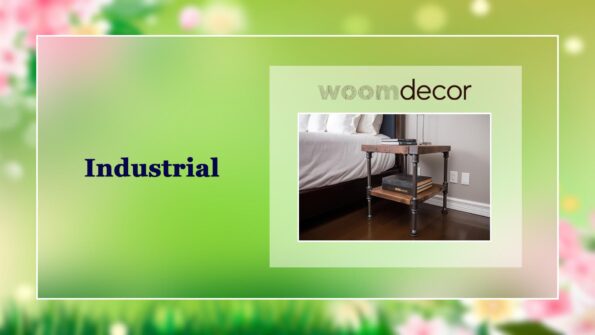 Two-Tier Bedside Table For Extra Storage 5 Industrial