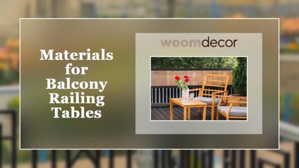 Balcony Railing Tables For Small Balconies 8 Materials for Balcony Railing Tables