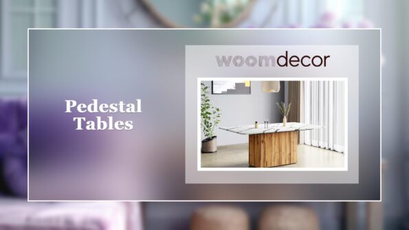 Side Tables For The Hallway: Filling The Empty Spaces 4 Pedestal Tables