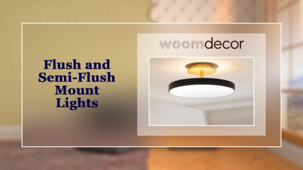 Hanging Light Fixture Perfect For Small Spaces 6 Flush and Semi Flush Mount Lights