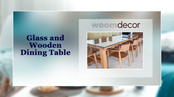 08 Wooden Dining Table Designs For Modern Living Room Decor 9 Glass and Wooden Dining Table