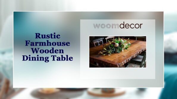 08 Wooden Dining Table Designs For Modern Living Room Decor 7 Rustic Farmhouse Wooden Dining Table