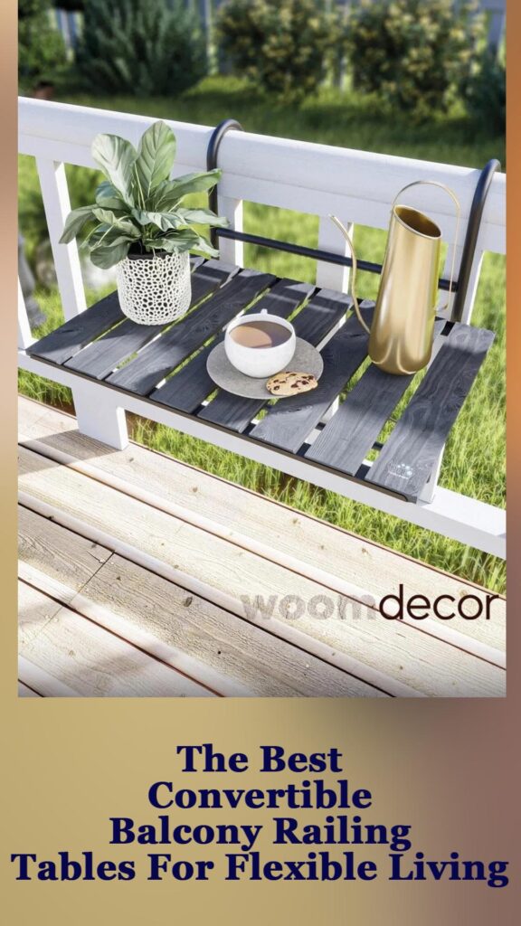 Balcony Railing Tables