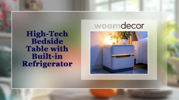 10 Bedside Tables For Modern Homes In 2025 11 High Tech Bedside Table with Built in Refrigerator