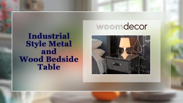 10 Bedside Tables For Modern Homes In 2025 6 Industrial Style Metal and Wood Bedside Table