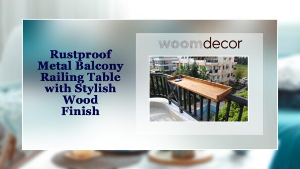 Top 05 Balcony Railing Tables For Compact City Living 5 RUSTPR1