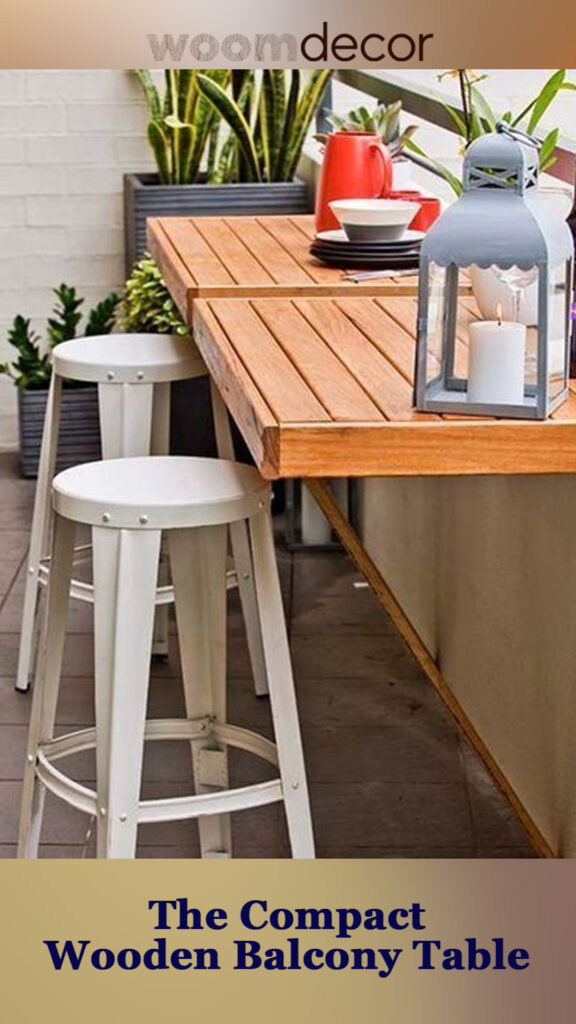 The Best 05 Convertible Balcony Railing Tables For Flexible Living 9 The Compact Wooden Balcony Table