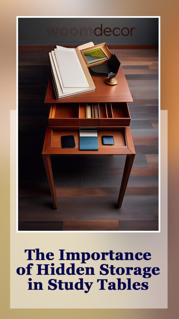 Best Study Tables With Hidden Storage 2 The Importance of Hidden Storage in Study Tables