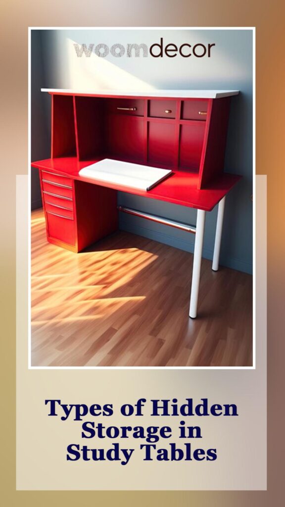 Best Study Tables With Hidden Storage 4 Types of Hidden Storage in Study Tables