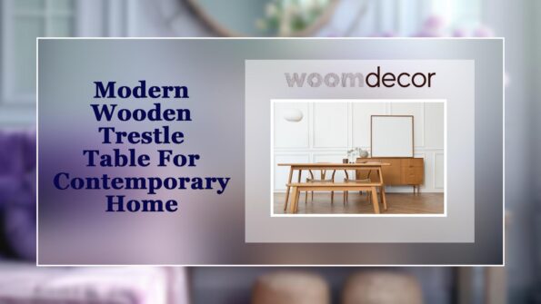 Wooden Trestle Table