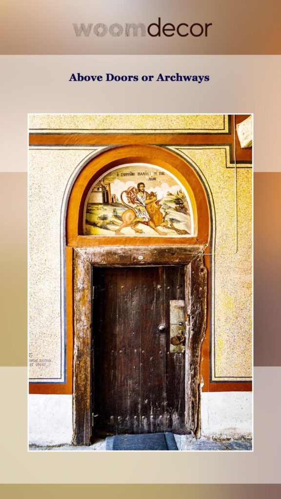 Wood Framed Art For Entryways And Hallways 7 Above Doors or Archways