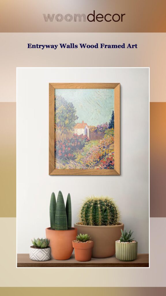 Wood Framed Art For Entryways And Hallways 5 Entryway Walls Wood Framed Art