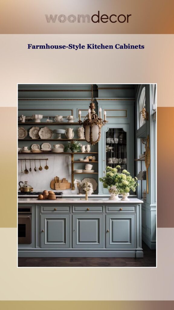 Farmhouse-Style Cabinets For A Cozy Look 5 Farmhouse Style Kitchen Cabinets