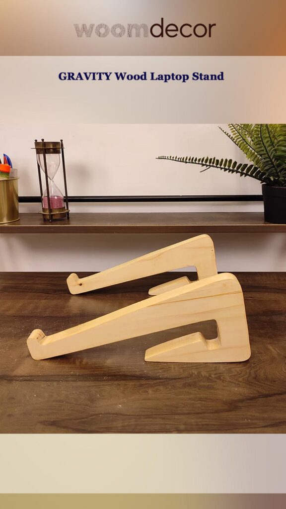 GRAVITY Wood Laptop Stand