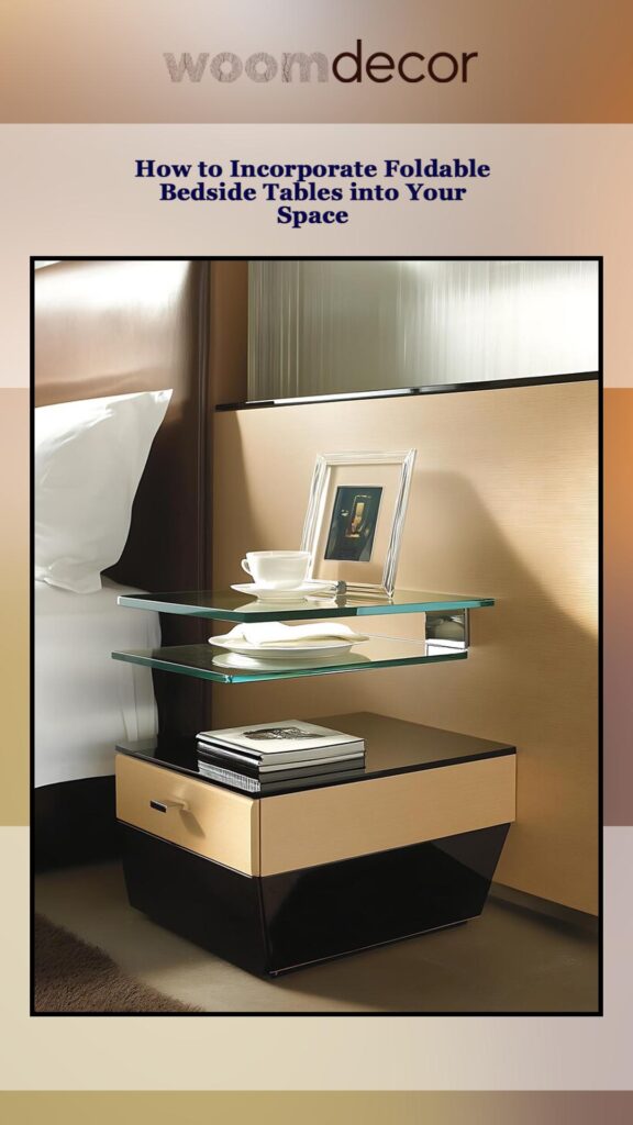 Foldable Bedside Tables For Easy Storage 9 HOWTOI1