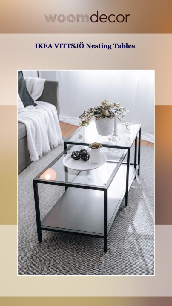 Best Nesting Tables For Modern Apartments 7 IKEA VITTSJO Nesting Tables
