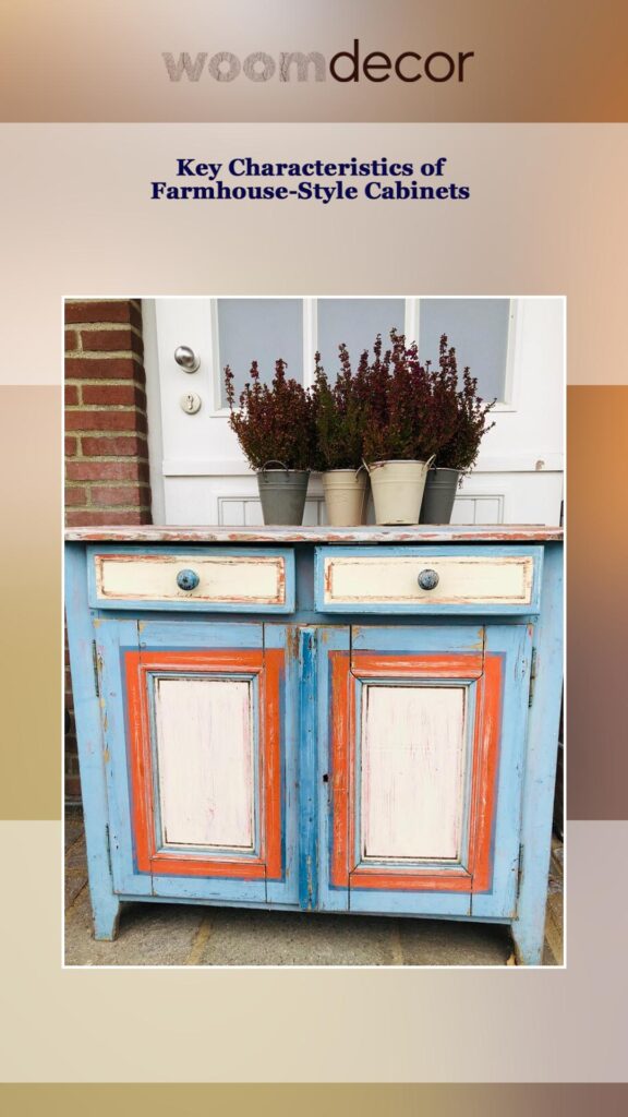 Farmhouse-Style Cabinets For A Cozy Look 3 Key Characteristics of Farmhouse Style Cabinets