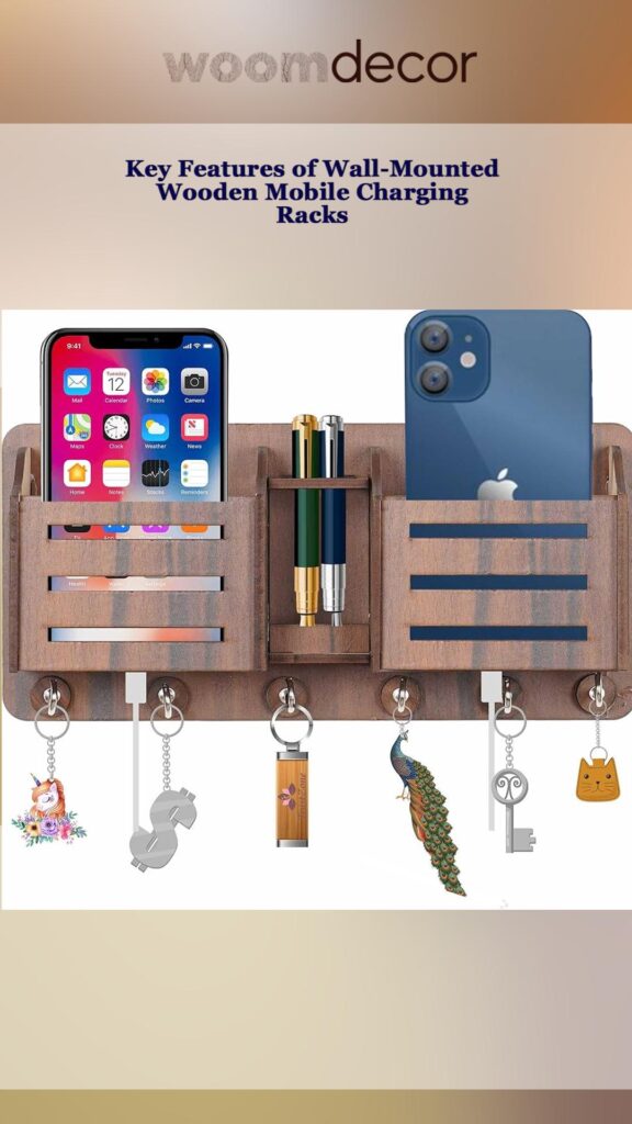 Wall-Mounted Wooden Mobile Charging Racks 4 Key Features of Wall Mounted Wooden Mobile Charging