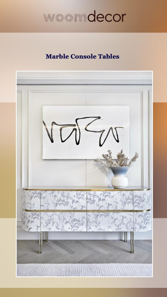 Top Console Tables For Modern Homes 7 Marble Console Tables