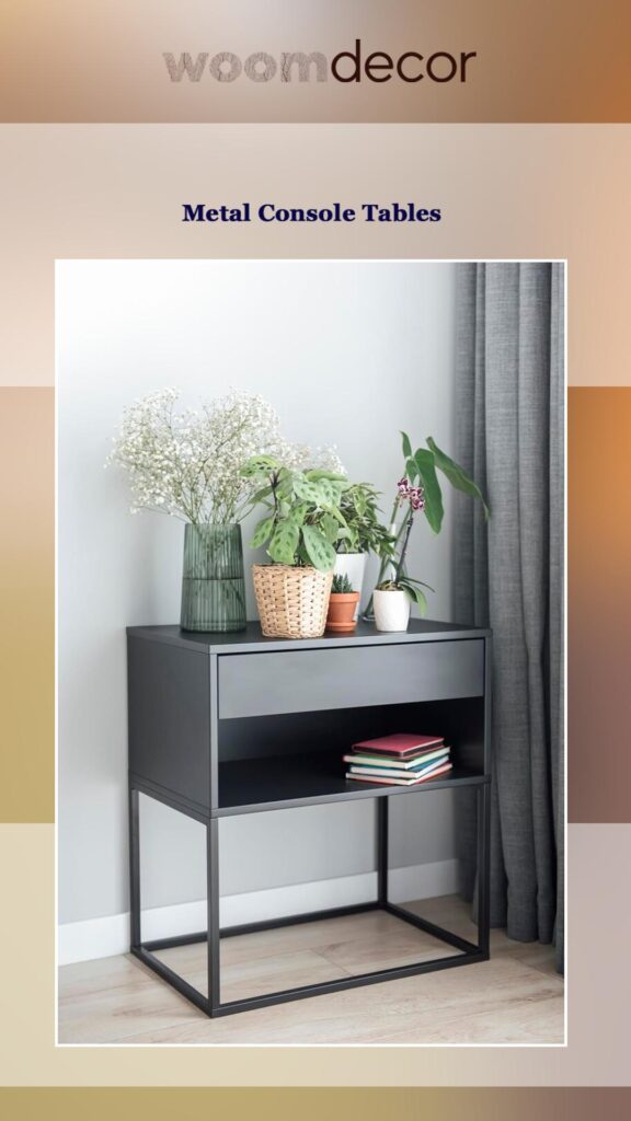 Top Console Tables For Modern Homes 6 Metal Console Tables