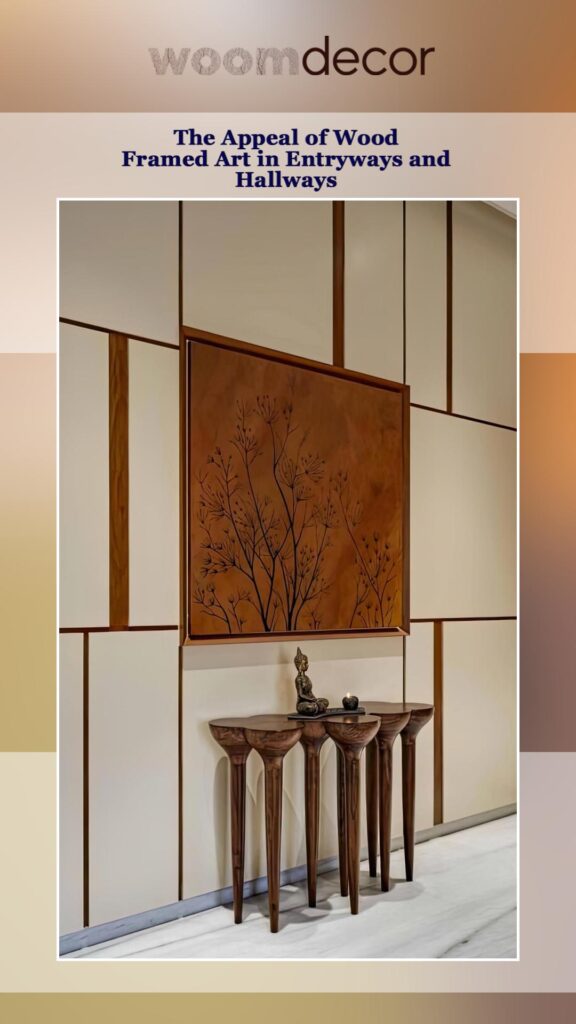 Wood Framed Art For Entryways And Hallways 2 The Appeal of Wood Framed Art in Entryways and